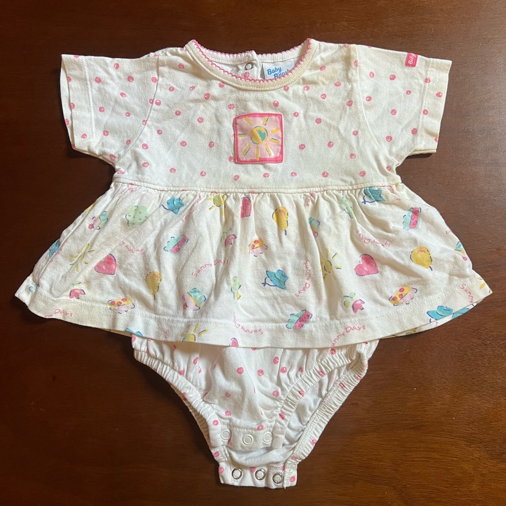Summer Onesie w/ Ruffled Skirt